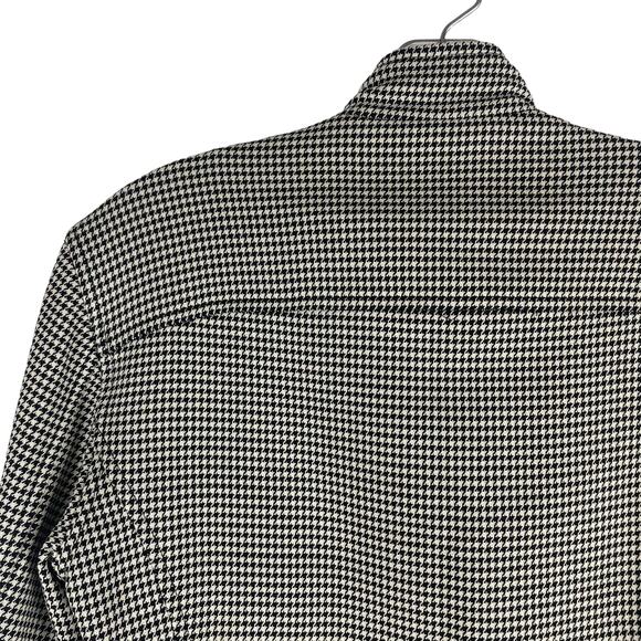 Ralph Lauren Black Label Virgin Wool Jacket Houndstooth Black White Size 4 - Picture 7 of 9